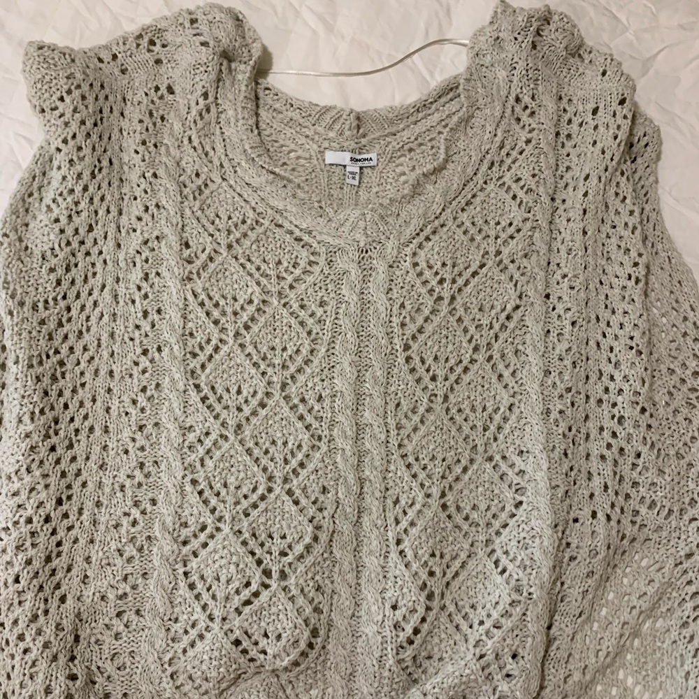 Summer!!Light weight Sleeveless With Poncho Vibes